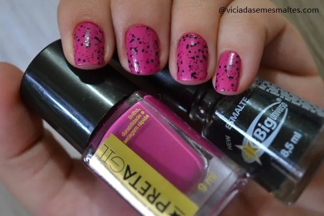 Esmalte Baianinha com Diamante Negro