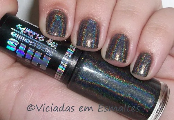 Esmalte holográfico Hits Zeus, chumbo holográfico em duas camadas