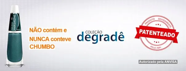 Esmalte Degrade Anvisa