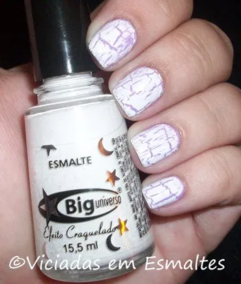 Esmalte Craquelado Big Universo e Unhas